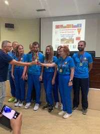 Team Belarus is the european team champion 2021 and gets the trophy by Oliver Tabakovski Z32TO