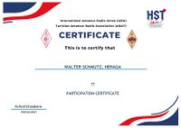 HB9AGA Certificate